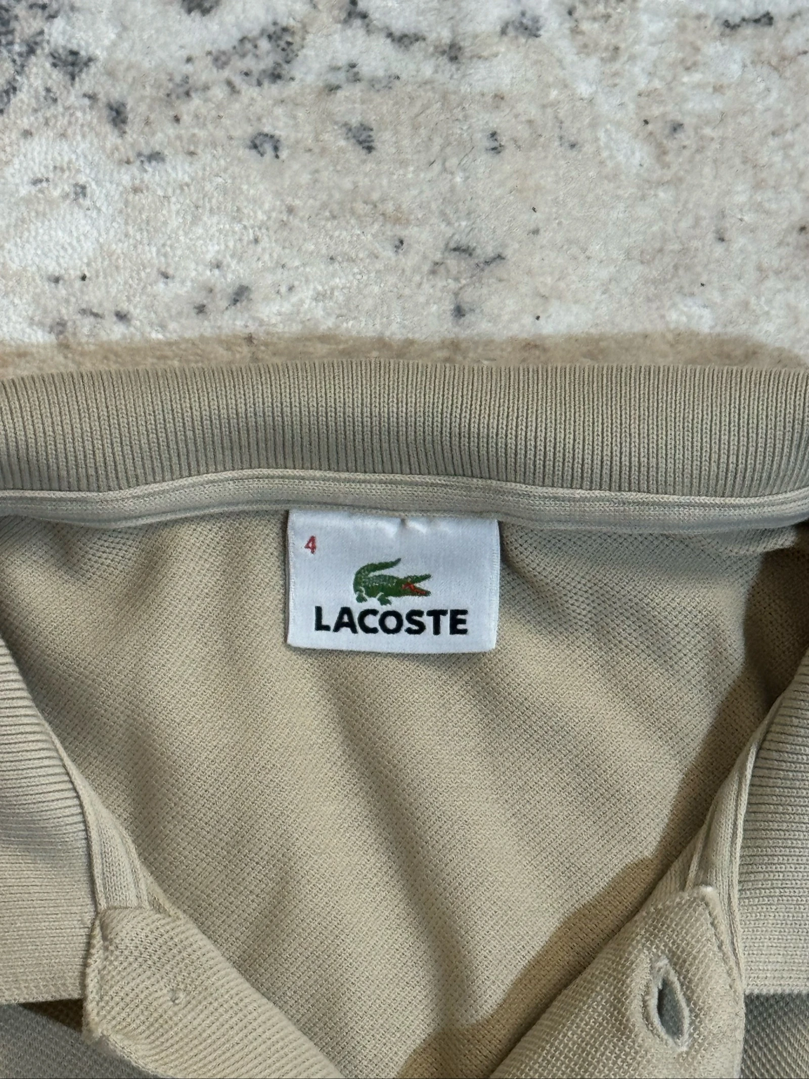 🐊 Classic Beige Lacoste Polo – photo 3